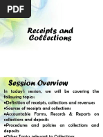 Receipts and Collections