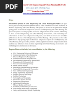 International Journal of Civil Engineering and Urban Planning (IJCIVLE)