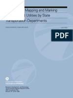 Feasibility of Mapping and Marking Underground Utilities by State Transportation Departments