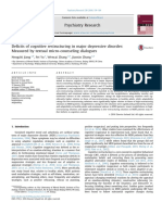 Deficits of Cognitive Restructuring in Major Depressive Disorder