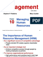 Management: Managing Human Resources