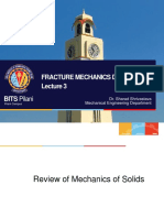 Fracture Mechanics de Zg514: BITS Pilani