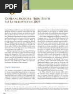 General Motor From Birth To Bankruptcy in 2009 PDF