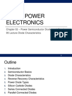 Es 321 Power Electronics: - Power Semiconductor Diodes and Circuits 06 Lecture Diode Characteristics