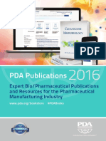 PDA Publications: Expert Bio/Pharmaceutical Publications and Resources For The Pharmaceutical Manufacturing Industry