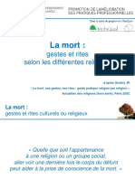 Gestes Et Rites Selon Les Différentes Religions: La Mort