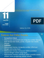 Modul 11 Teknik Kutipan Dan Daftar Pustaka