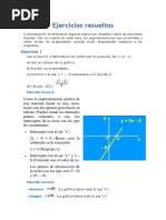 Ejercicios Sobre Funcion Lineal