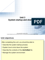 Unit 3 System Startup and Shutdown