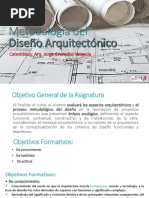 Proceso Metodológico Del Diseño Arquitectónico