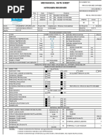 Mechanical Data Sheet For Nitrogen Receiver