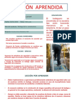 Lección Aprendida Escalera en Bodega PDF