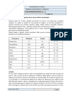 Caso Clínico de Anemia - Hematología PDF