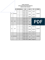 Jadwal Praktikum Mata Kuliah Pengetahuan Komputer SEMESTER GENAP 2018/2019