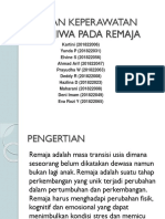 Asuhan Keperawatan Sehat Jiwa Pada Remaja