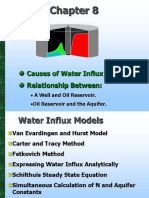 Causes of Water Influx Relationship Between:: - A Well and Oil Reservoir. - Oil Reservoir and The Aquifer