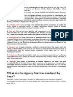 What Are The Agency Services Rendered by Bank?: Funds Transfer Service