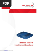 Thomson ST516: Installation and Setup Guide