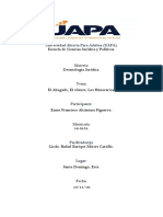 Tarea 6 de Deontologia Jurídica. Francisco Alcantara.