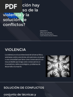 3I - Dinamita 2 Relación de Violencia y Solución de Conflictos