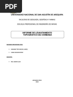 Informe de Levantamiento de Una Chimenea