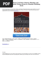 TMP - 4085 Gods and Goddesses Card Deck Mantras Blessings and Meditations Mandala Wisdom Decks2127768158 PDF