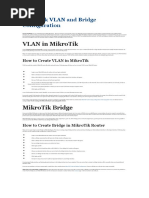 Vlan in Mikrotik