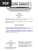 Reglamento General de La Ley Organica de La Economia Popular y Solidaria y Del Sector Financiero Popular y Solidario