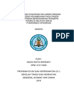 Hubungan Dukungan Keluarga Dengan Frekuensi Kekambuhan Pada Pasien Skizofrenia Berdasarkan Persepsi Pasien Di Wilayah Kerja Puskesmas Cipageran