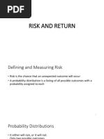 Risk and Return