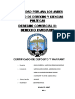 Certificado de Deposito y Warrant PDF