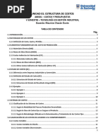 Unidad 01 - Estructura de Costos