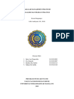 Makalah Manajemen Strategis Analisis Dan Pilihan Strategi: Dosen Pengampu: Lilik Andriyani, S.E., M.Si