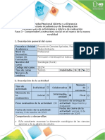 Guía de Actividades y Rúbrica de Evaluación - Fase 3 - Comprender La Estructura Social en El Marco de La Nueva Ruralidad PDF