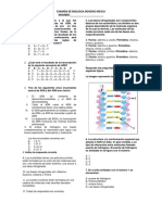 Examen Biologia Noveno