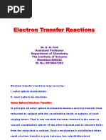 Electron Transfer Redox Reactions