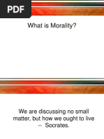 What Is Morality?