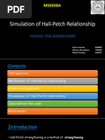 MSE658A: Simulation of Hall-Petch Relationship