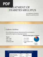 Treatment of Diabetes Mellitus