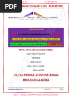 114 PGTRB Physics Unit 7 Study Material