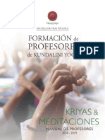 Manual Kundalini Kriyas y Meditaciones