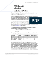 Multifactor RSM Tutorial (Part 1 - The Basics) : Response Surface Design and Analysis