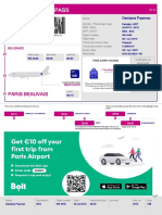 Boarding Pass: Paris Beauvais