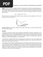 Conductometric Titration