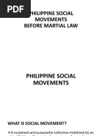 Philippine Social Movements During Martial Law PDF