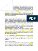 The Orthodontist's Role in 21st Century Periodontic-Prosthodontic Therapy