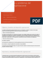 Los Beneficios y Problemas Del Desarrollo Organizacional