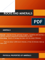 Rocks and Minerals