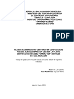 Plan de Mantenimiento Centrado en Confiabilidad para El Turbocompresor C401aen La Planta de Inyección de Gas El Furrial "Igf" de Pdvsa Estado. Monagas