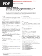 ASTM D4630-96 Standard Test Method For Determining Transmissivity and Storage Coefficient of Low Permeability Rocks by in Situ Measurements Using The Constant Head Injection Test (WITHDRAWN)